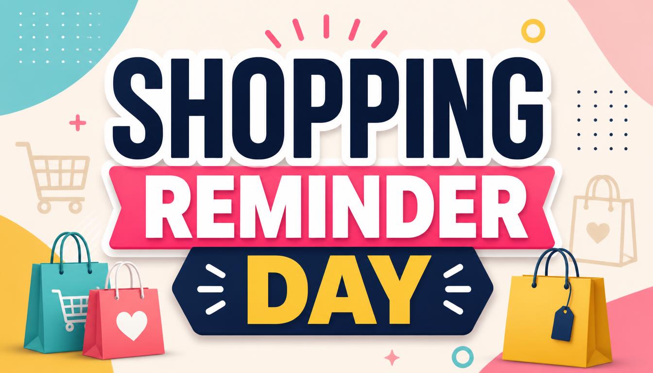 Shopping Reminder Day