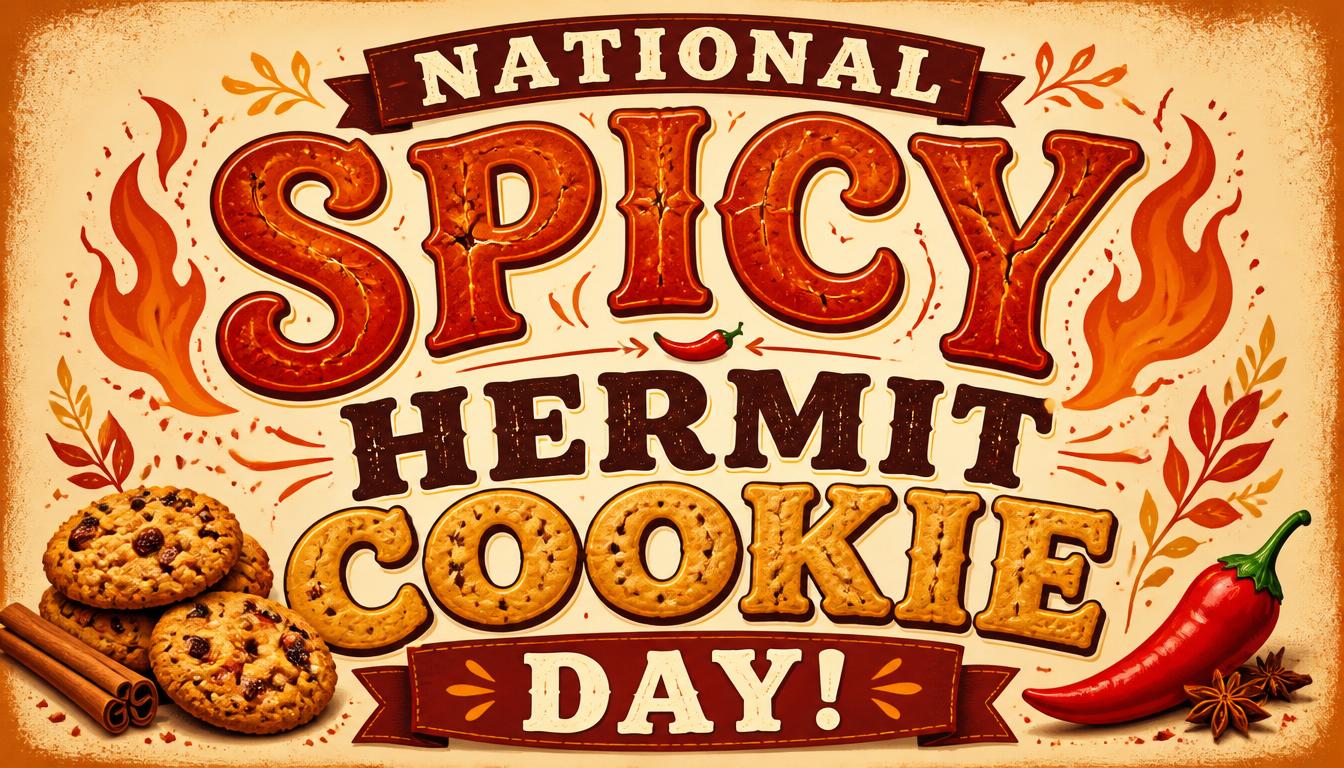 National Spicy Hermit Cookie Day